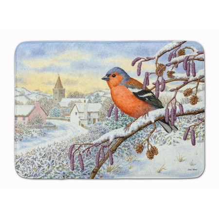 Carolines Treasures Bull Finch Machine Washable Memory Foam Mat ASA2193RUG